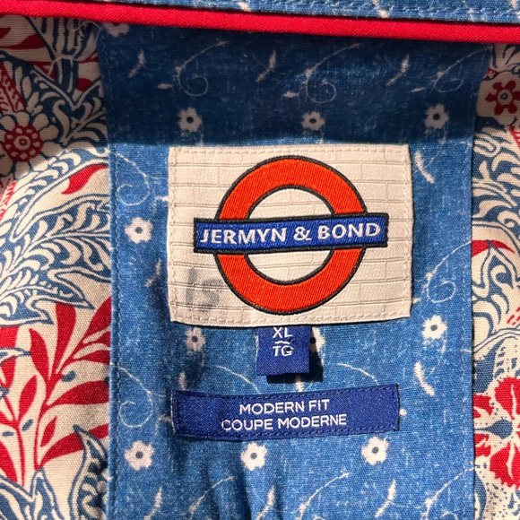 Jermyn & Bond - Men’s XL - Button-up Dress Shirt - 100% Cotton - New With Tags - Picture 8 of 13